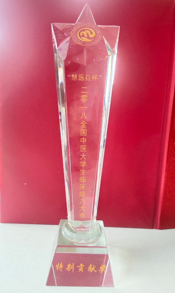 2018 “慧医谷杯”全国中医大学生临床能力大赛-特别贡献奖
